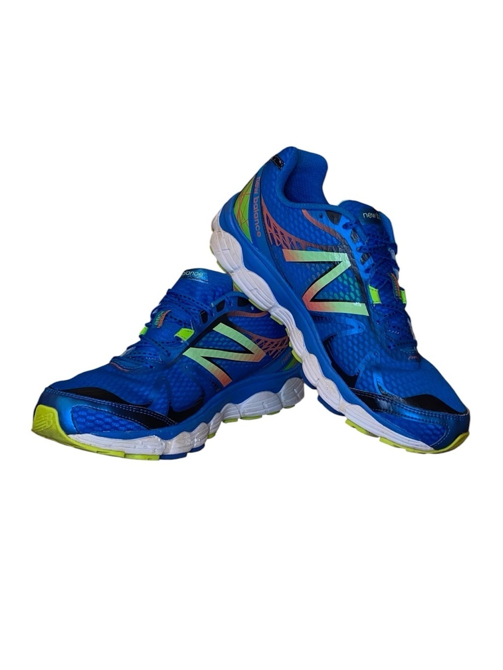 NEW BALANCE 880 V4 Men’s High Mileage Running Shoes Blue Green ORG Size 11-1/2